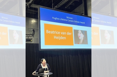 Beatrice van der Heijden Receives the Academy of Management Hughes Lifetime Careers Scholar Award 